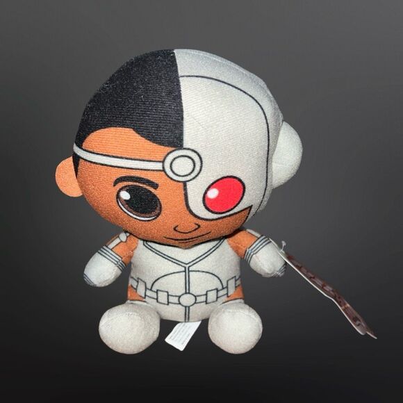 NWT DC Justice League Cyborg Plush Stuffed Plush 7” - Picture 3 of 3